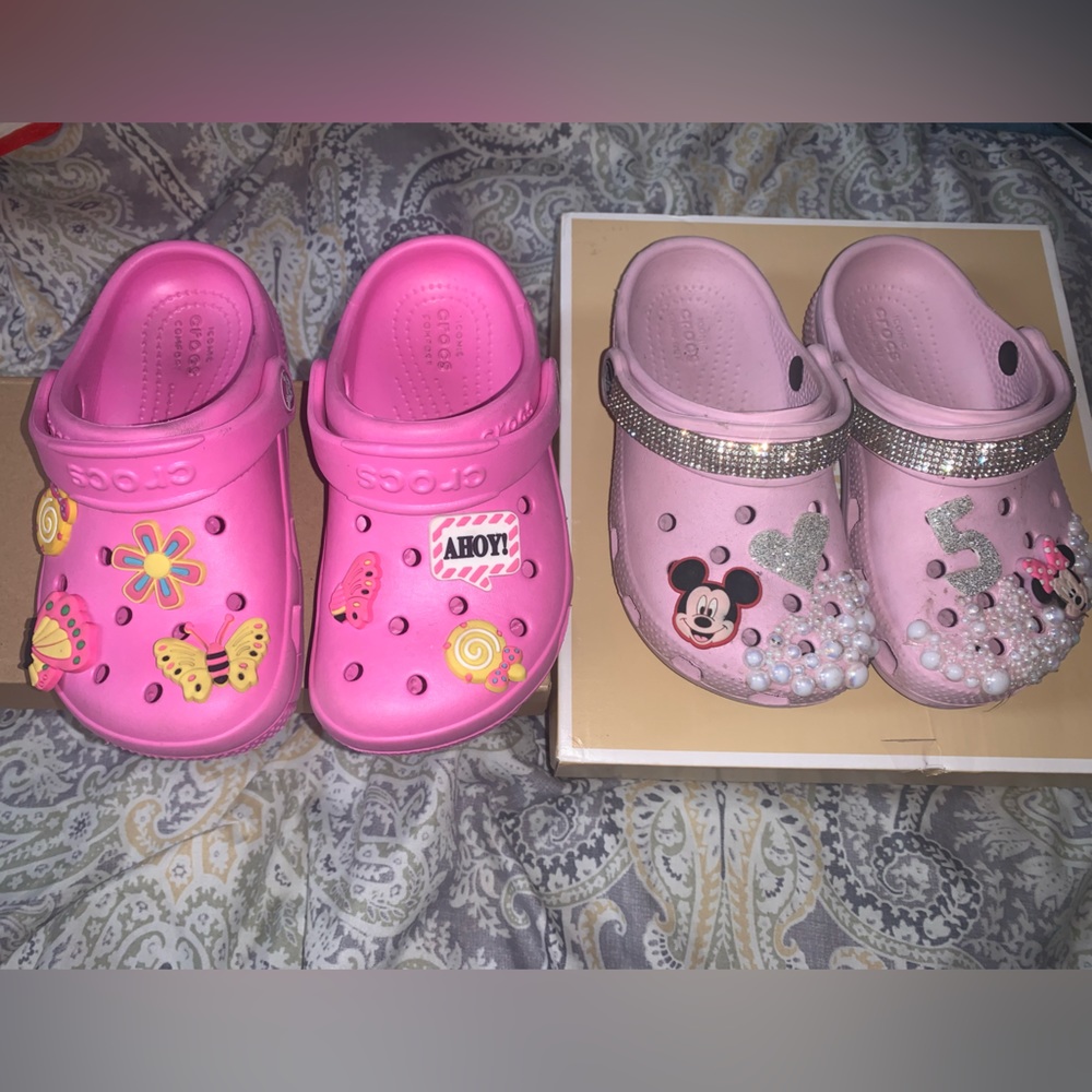 Crocs toddler 2 pairs